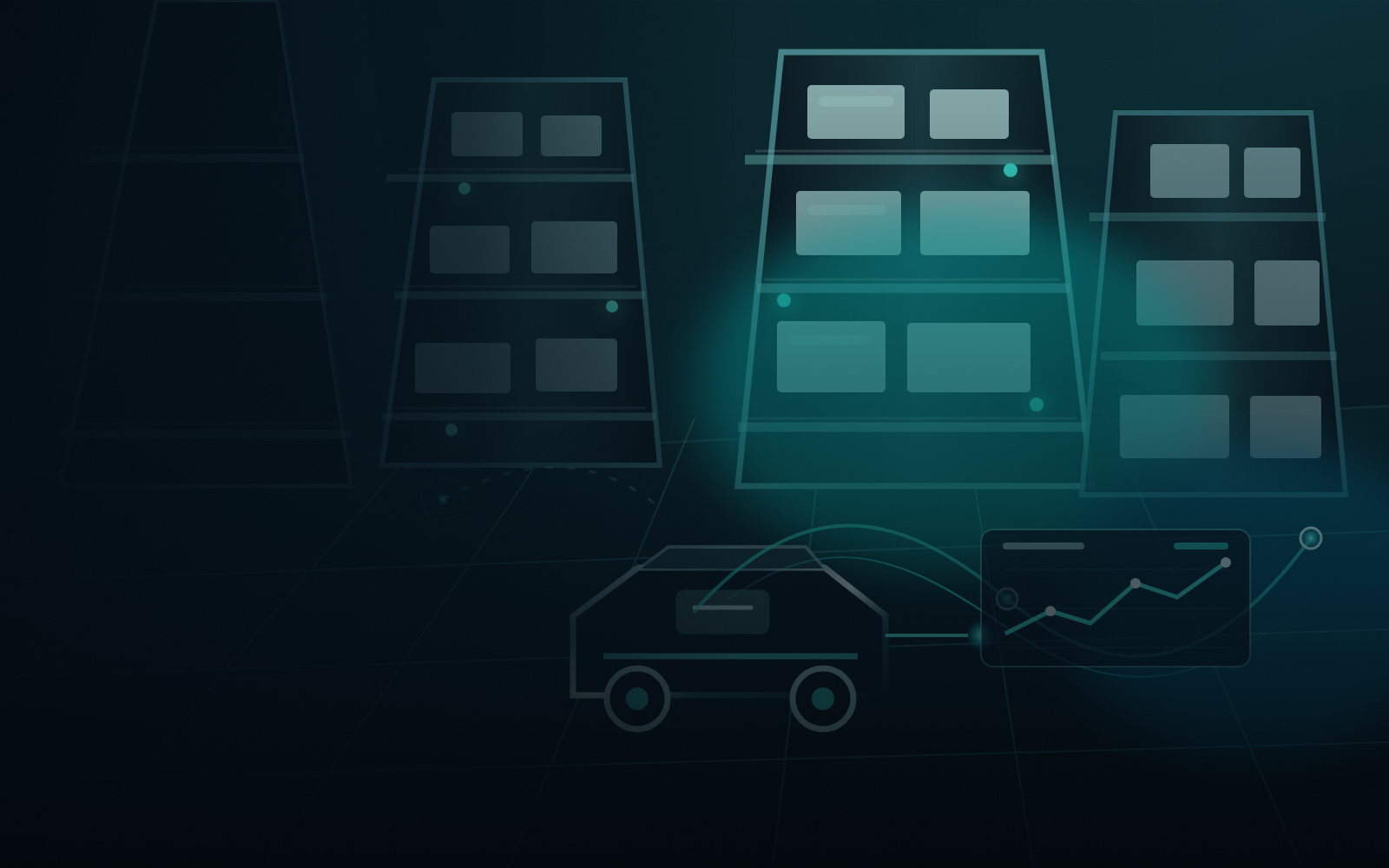 OBRAS Smart Warehouse Operations project-reference visual showing connected warehouse automation